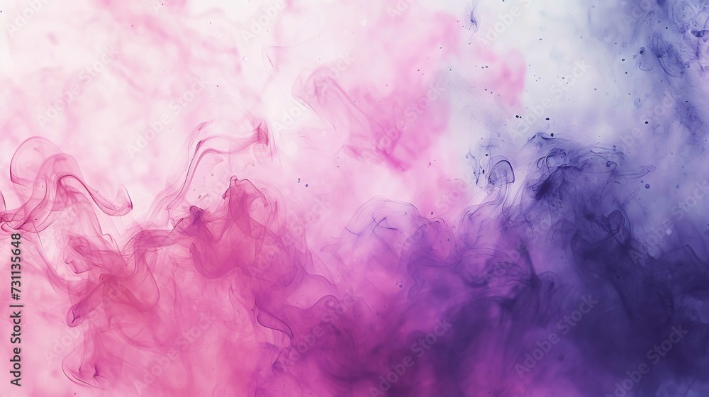 Abstract Watercolor Texture Smoke Wave Painting