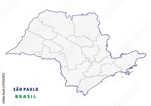  Mesorregiões do estado de São Paulo, Brasil