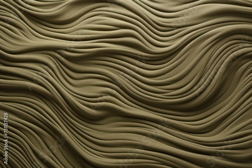 khaki green wavy lines field landscape