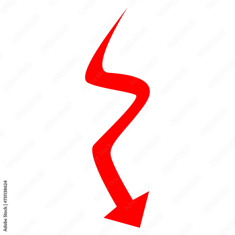 red arrow isolated on white red arrow isolated on white