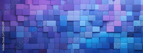 abstract blue and purple background abstract wallpaper, in the style of modular sculpture, vivid color blocks, textured canvas, limited color range, texture-rich canvases, installation creator, packed