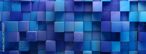 wall art images purple and blue cubes wall wallpaper background  in the style of unmodulated color  realistic textures  bright color blocks  folded planes  dark azure and blue  extruded design  pared-