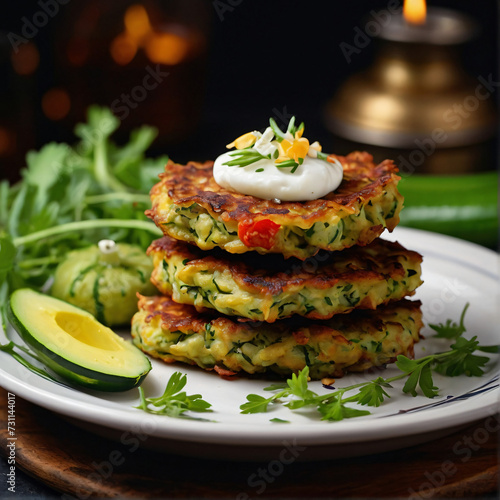 Kolokithokeftedes Zucchini Fritters - Crispy Greek Delight