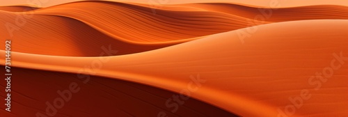 orange wavy lines field landscape © Celina