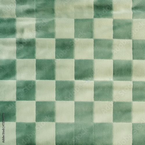Mint square checkered carpet texture 