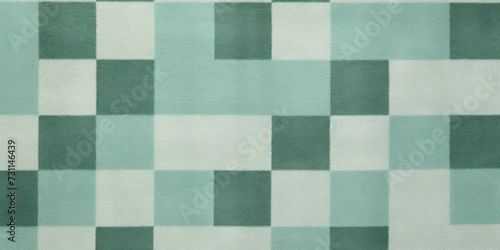 Mint square checkered carpet texture 