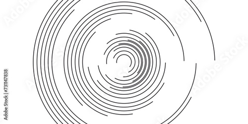 Spiral sound wave rhythm line dynamic abstract vector background