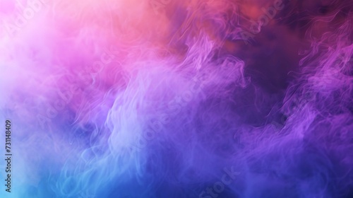 Abstract Colorful Gradients and Light Smoke