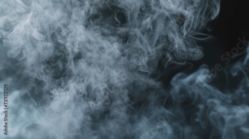 Close-up of Smoke Vapor Drifting through Air © Aqeel Siddique
