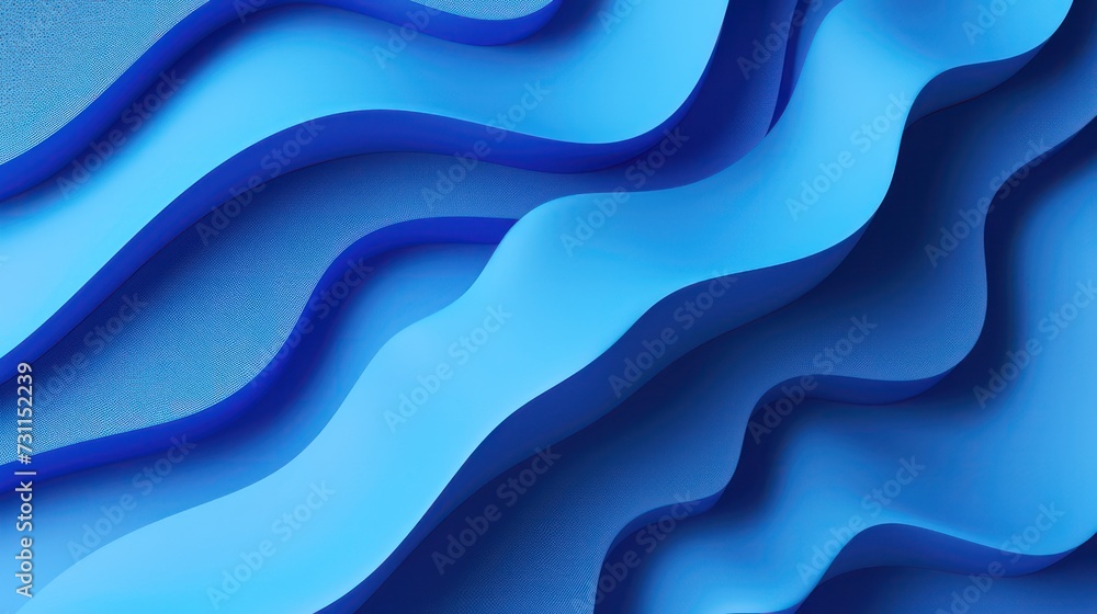 Blue-light 3D abstract background showcasing a wavy shape for a dynamic visual effect. Blue-light 3D abstract background showcasing a wavy shape for a dynamic visual effect.