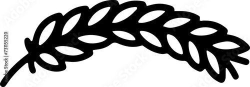 laurel wreath decorative element