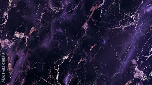 Dark Purple Marble Pattern Texture Abstract Background