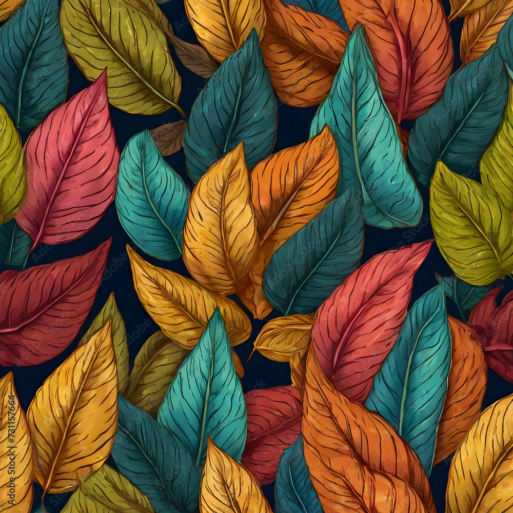 autumn leaves background wool yam,leaf ,thread autumn leaves pattern texture colorful color nature craft textile,Ai generated autumn leaves background wool yam,leaf ,thread autumn leaves pattern texture colorful color nature craft textile,Ai generated