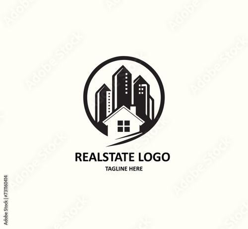 real state, property, home logo