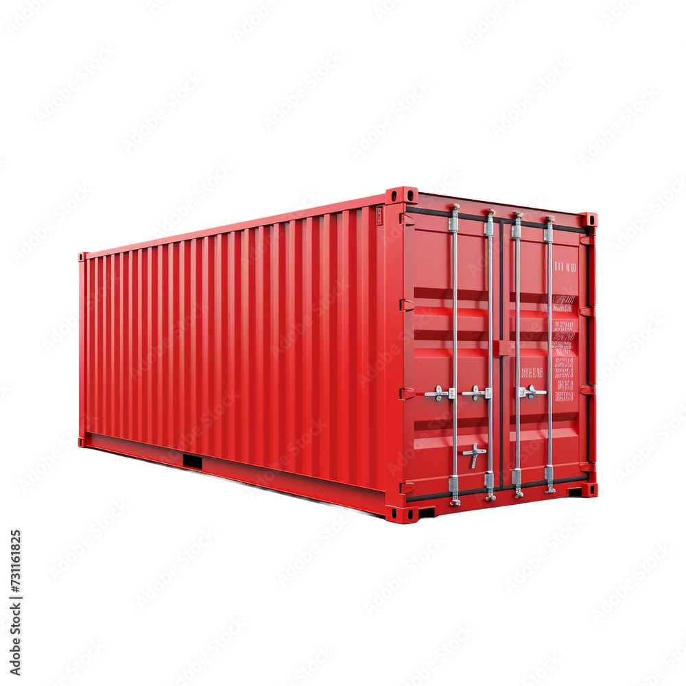 Lonely container isolated on transparent background Lonely container isolated on transparent background