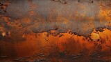 Abstract rust texture on a corroded metal surface