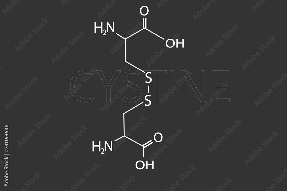 Cytosine molecular skeletal chemical formula. Cytosine molecular skeletal chemical formula.