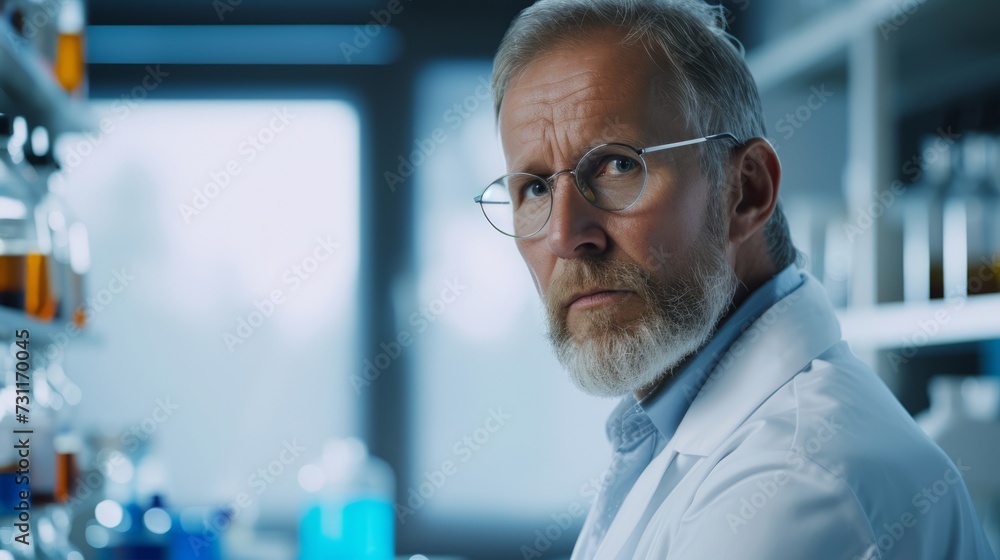Geneticist in a research lab, exploring the possibilities of genetic therapies Geneticist in a research lab, exploring the possibilities of genetic therapies