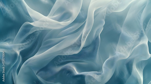 Light blue stylish silk fabric background textured. High-resolution