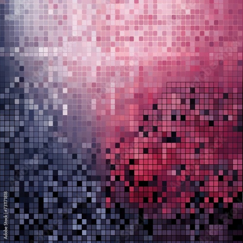 colorful pixel pattern artwork background © Celina