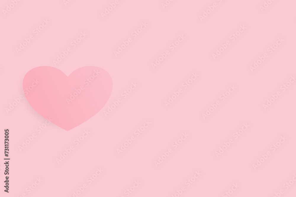 pink valentine heart