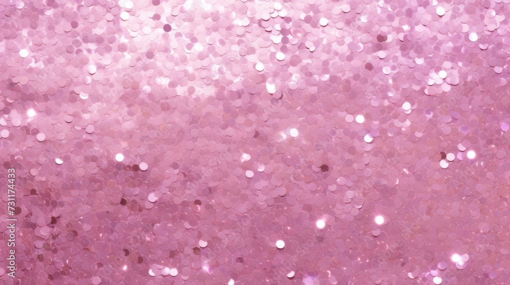 Light Pink Glitter: A Glistering and Shiny Abstract Background for Celebration as Wallpaper