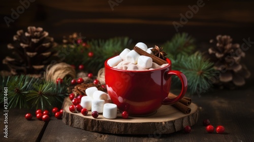 Warm Up this Holiday Season with Christmas Hot Chocolate with Marshmallow - Delicious Cocoa