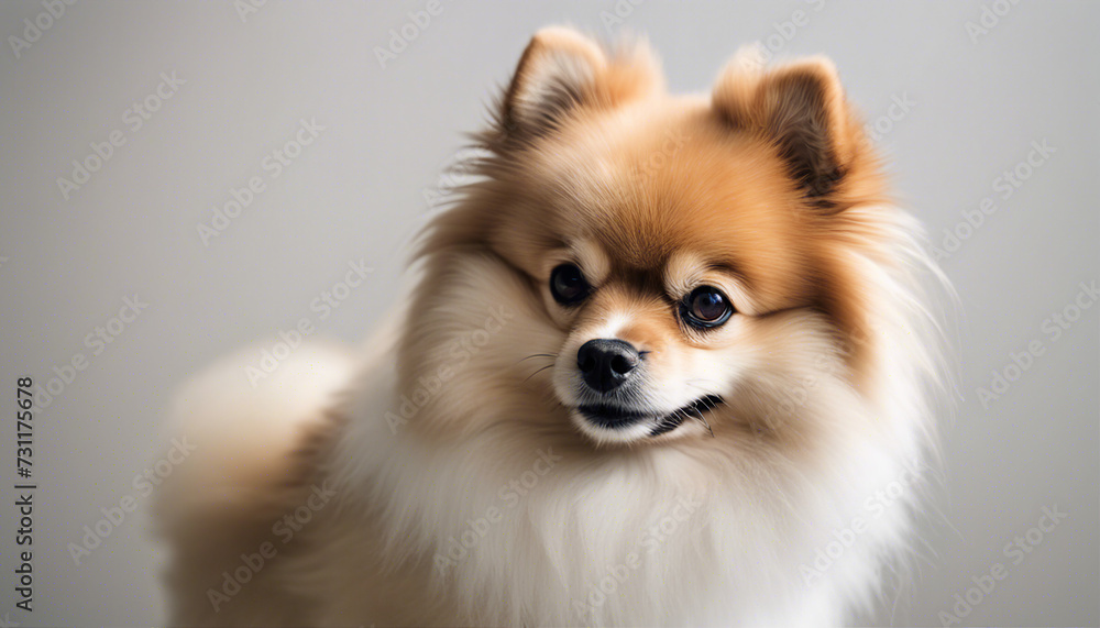 cute male pomeranian, isolated white background
cute male pomeranian, isolated white background