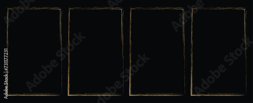 Grunge frame.Grunge background.Abstract vector template. golden.eps 10