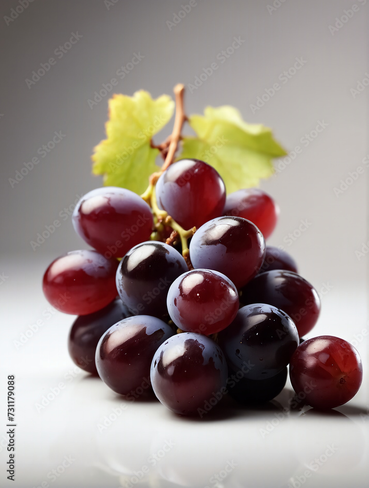 Bunch of grapes on the table Bunch of grapes on the table