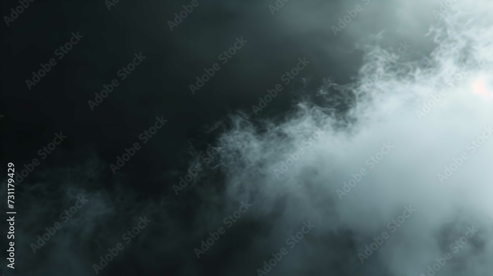 Mysterious Fog in Darkness - Abstract Smoke Background (8k Realistic)