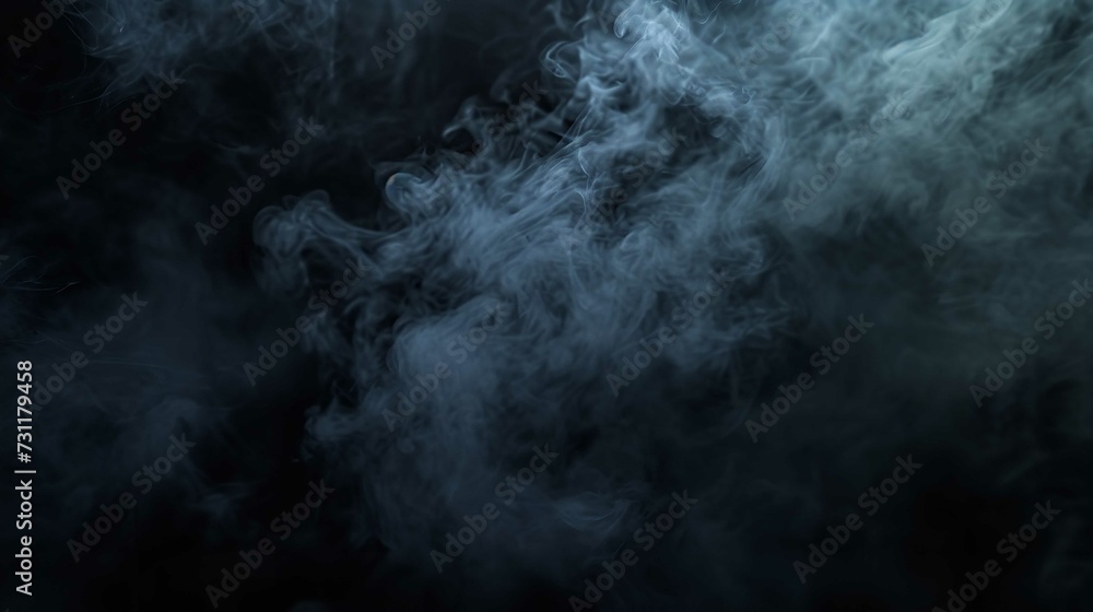 Mysterious Fog in Darkness - Abstract Smoke Background (8k Realistic)