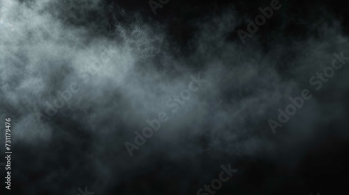 Mysterious Fog in Darkness - Abstract Smoke Background  8k Realistic 