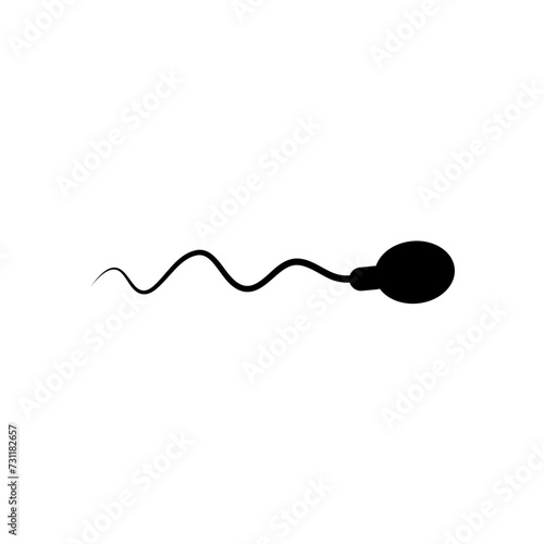 Hand drawn sperm