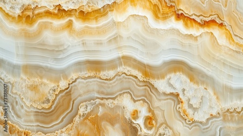 High-Resolution Image of Polished Onyx Marble