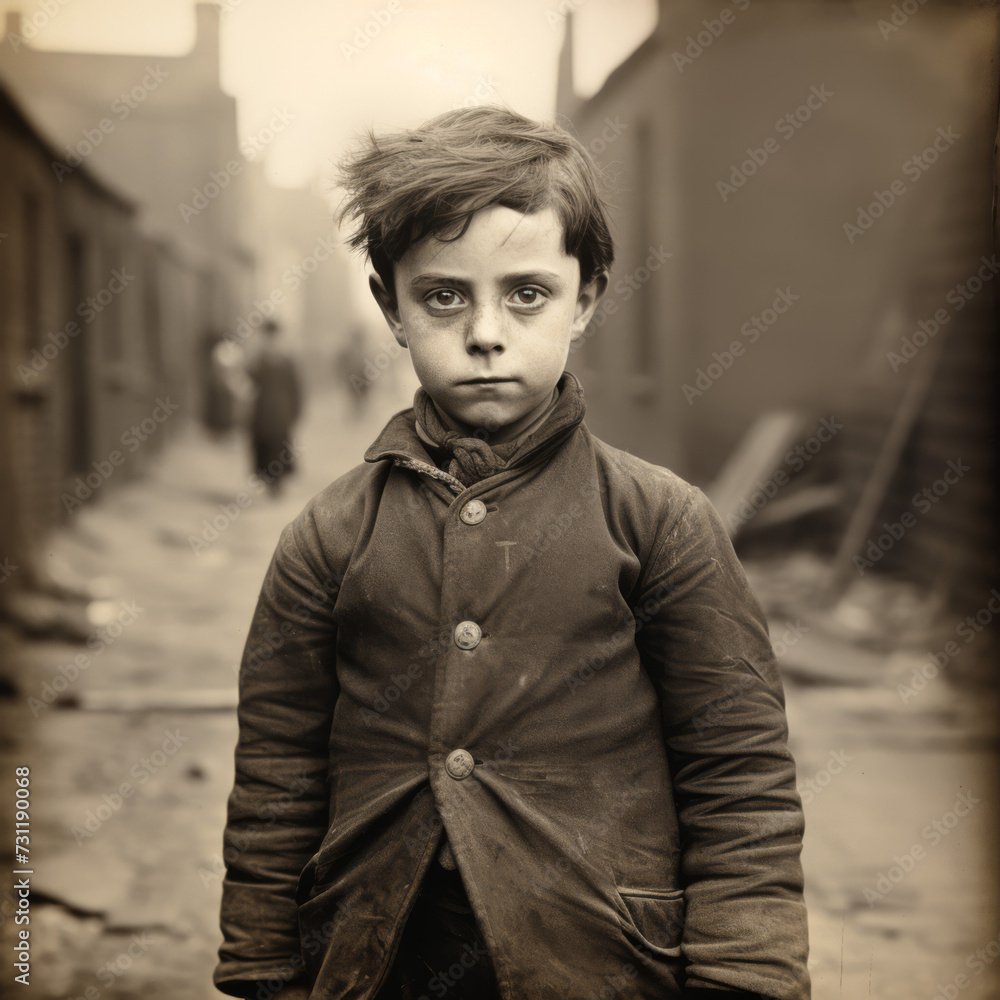 Victorian Era Street Photographs: Portrait of Young Boys in Black and White
Victorian Era Street Photographs: Portrait of Young Boys in Black and White