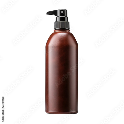 Luxury leather spray bottle isolated on transparent background