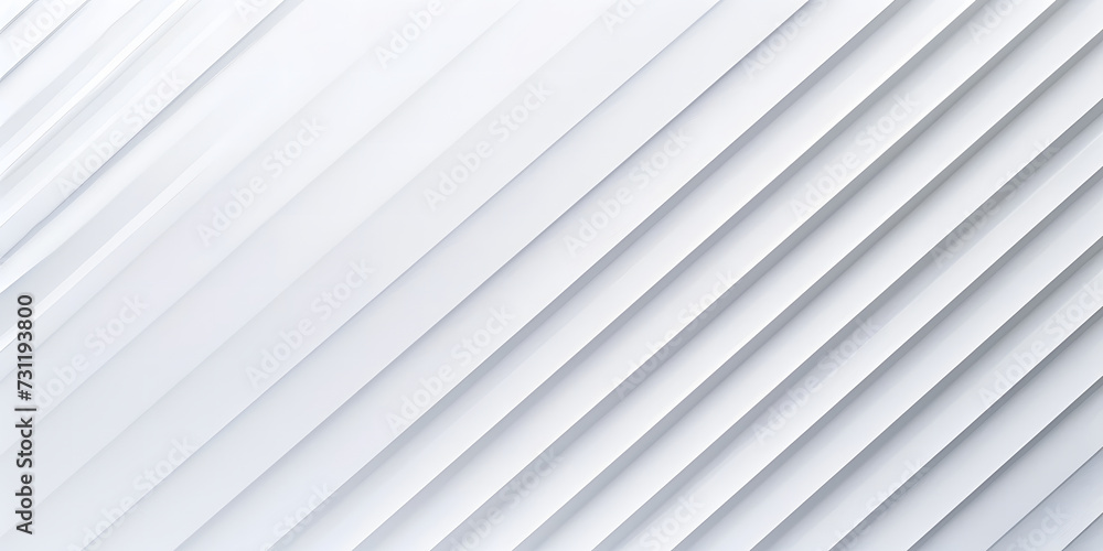 Obraz premium A white and gray diagonal line abstract background featuring a white paper background with slanted lines. The design includes several layered flat lines for a visually appealing effect.