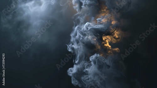 Ultra High-Quality Smoke on Black Background