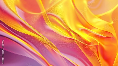 Summer Abstract Wavy Background - 8K Realistic