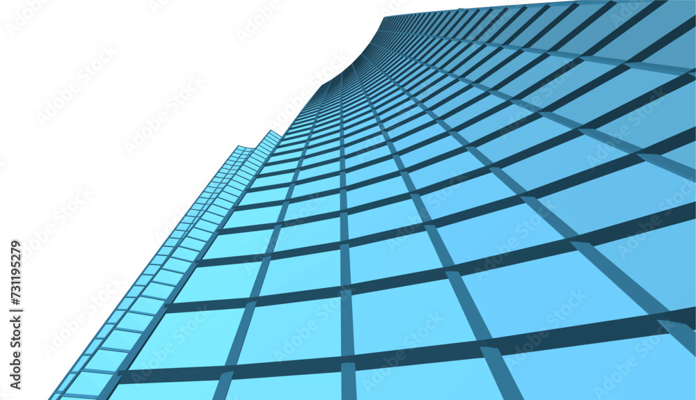 abstract architecture vector 3d illustration abstract architecture vector 3d illustration