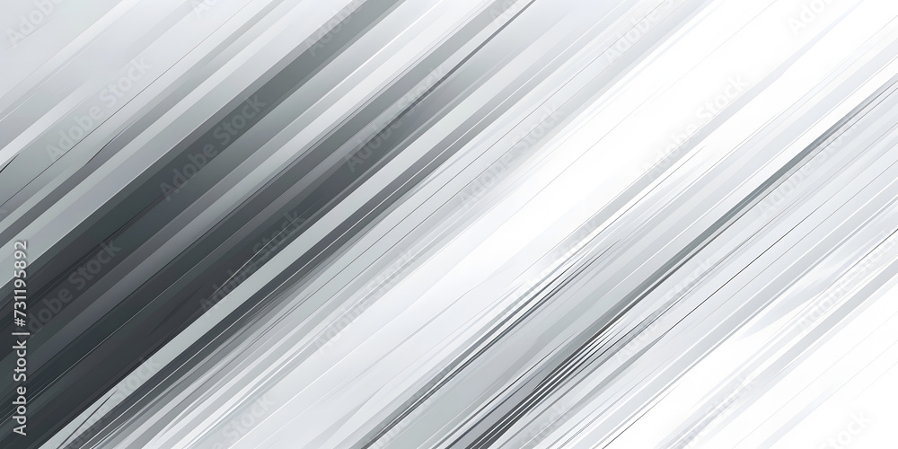 Fototapeta premium A white and gray diagonal line abstract background featuring a white paper background with slanted lines. The design includes several layered flat lines for a visually appealing effect.