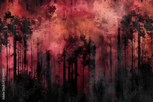 deep forest wallpaper in © AQsd