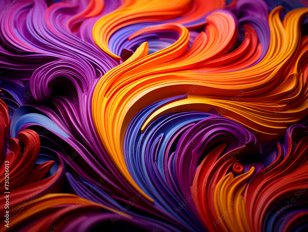 Swirling Dance of Vivid Colors Abstract Art created with Generative AI technology Swirling Dance of Vivid Colors Abstract Art created with Generative AI technology
