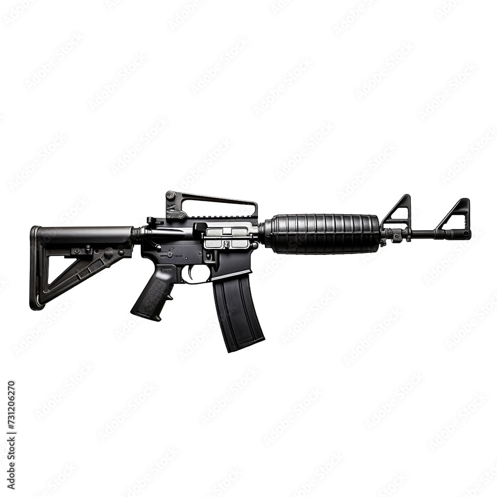 M240 machine gun isolated on transparent background M240 machine gun isolated on transparent background
