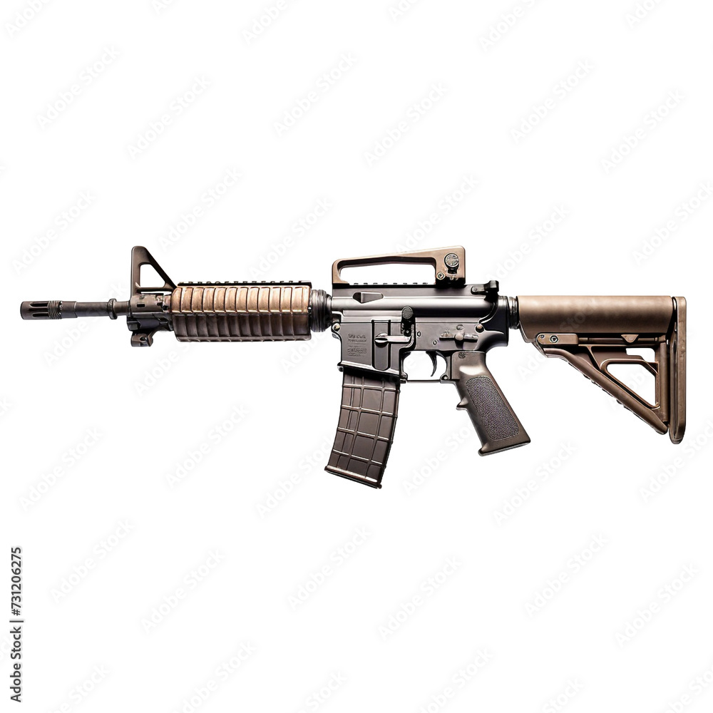 M240 machine gun isolated on transparent background M240 machine gun isolated on transparent background