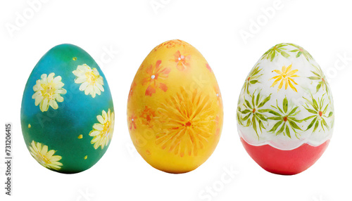  Easter eggs - isolated