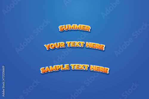Modern Creative Clean Awesome Amazing Colorful Editable Text Effects with Shadows