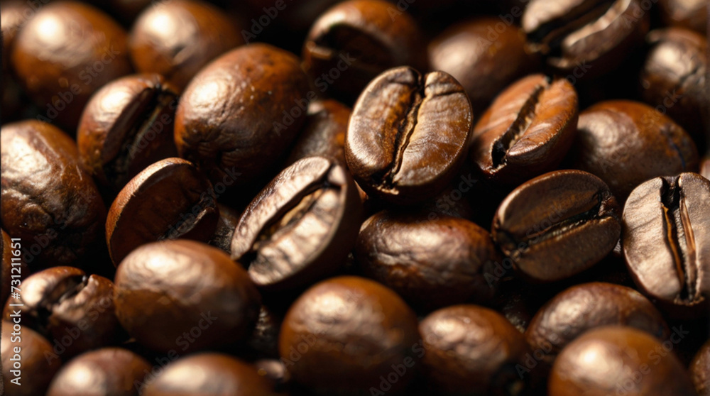 Fototapeta premium close-up photo of coffee beans