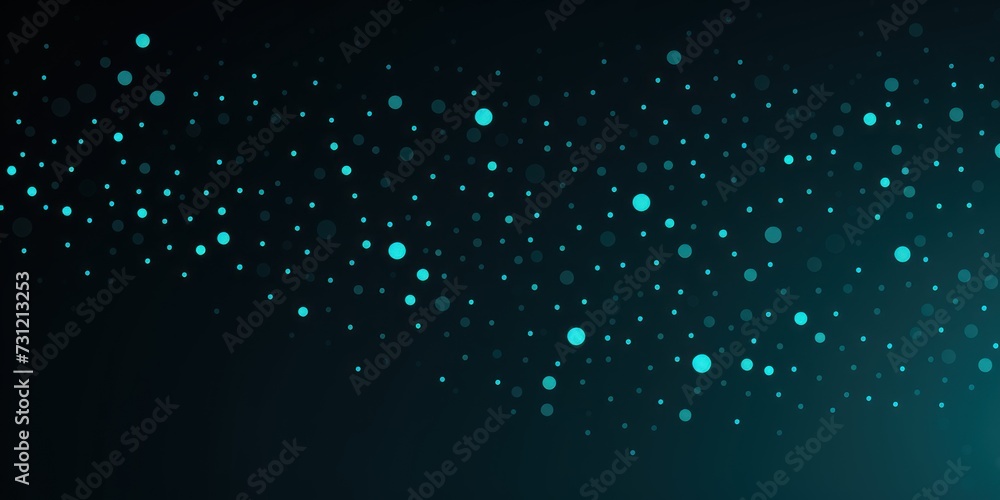 An image of a dark Cyan background with black dots